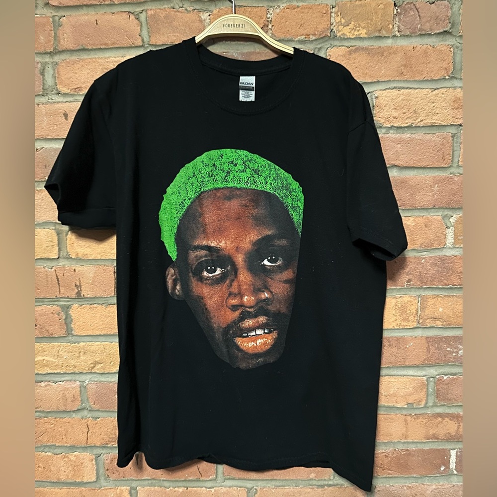 Dennis Rodman graphic tee large